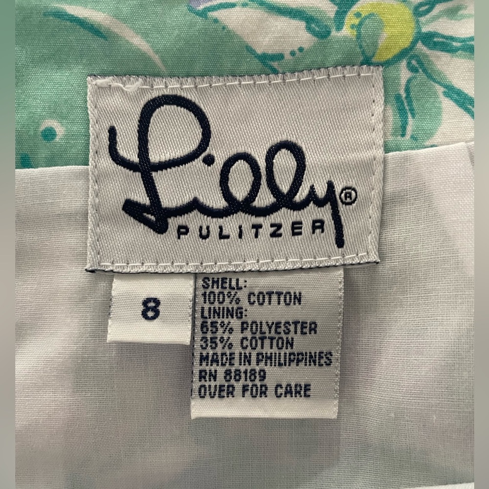 Lilly Pulitzer Crab And Flower Mini Skirt - Picture 5 of 5